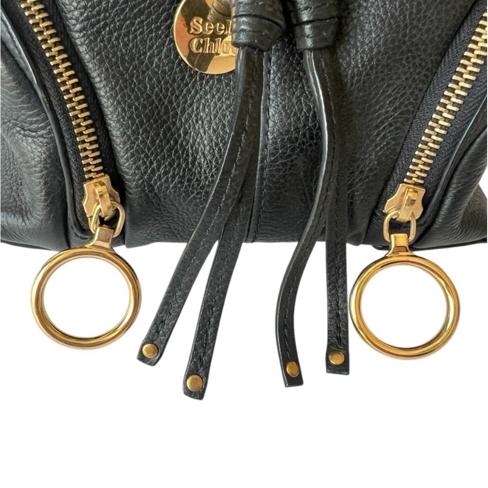 See By Chloe Leather Olga Backpack in Black/Gold Hardware, Excellent Condition - Picture 7 of 11